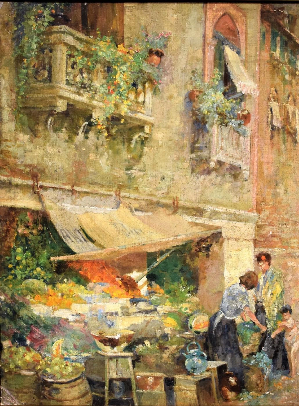 Scena animata sul Canal Grande - dettaglio